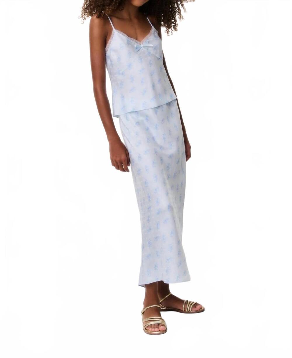 NEW LOVESHACKFANCY tween kalo skirt in lt blue